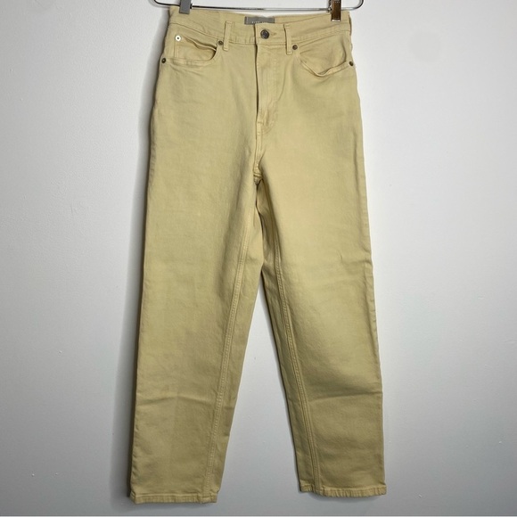 Everlane The Way High Jean in‎ Size 26 Tall Yellow - Picture 1 of 5